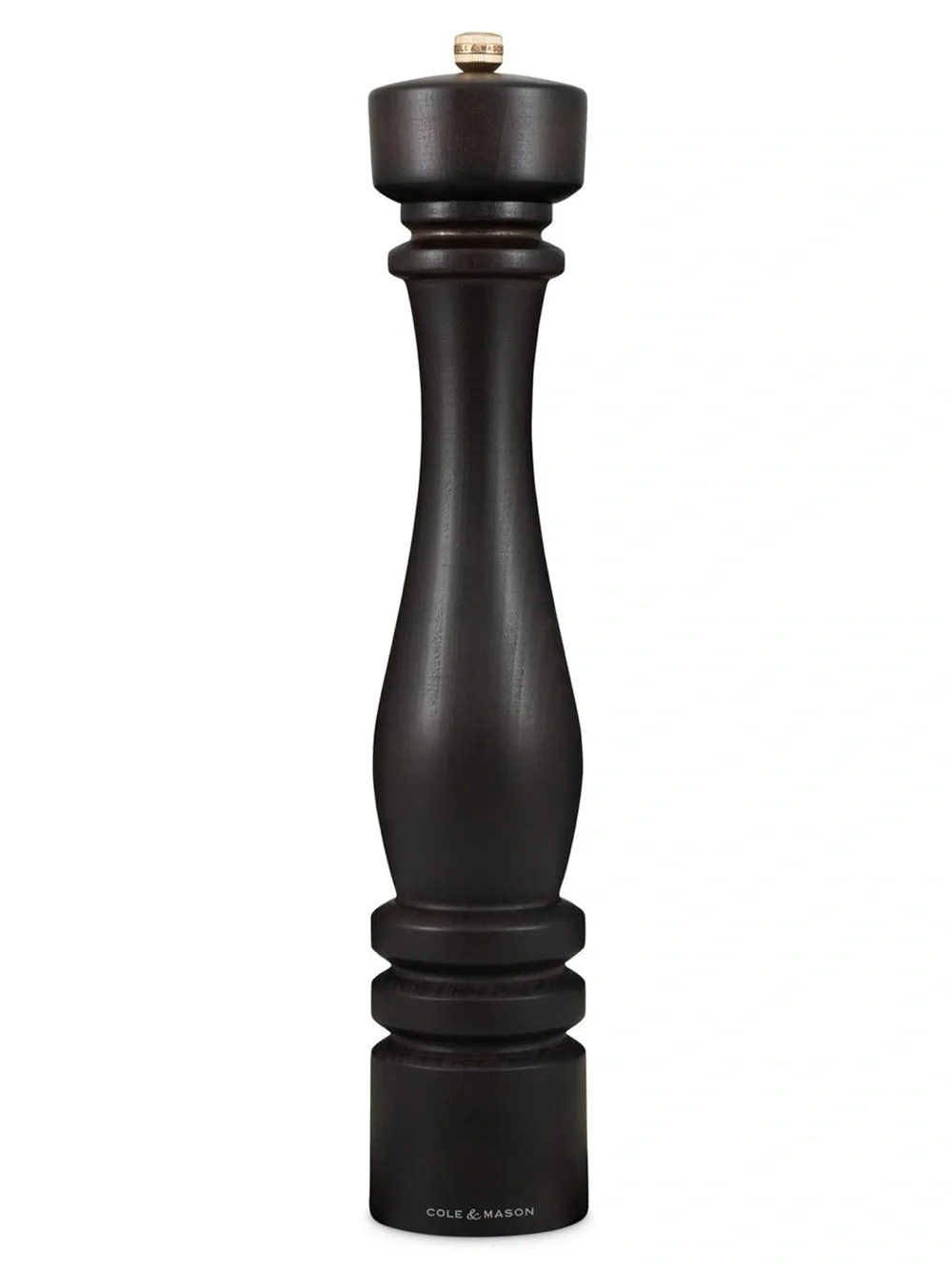 Cole & Mason London Pepper Mill in Chocolate Wood, 15-inch (40cm) XL version